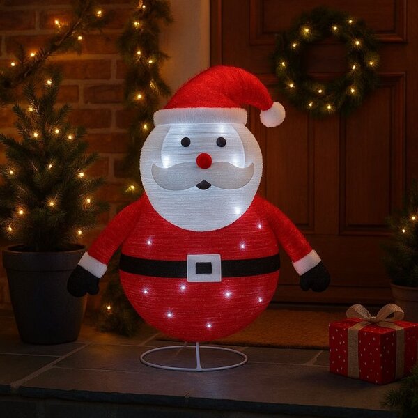 LED vánoční Santa 58 cm, venkovní/vnitřní dekorace, 30 LED