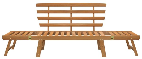 Zahradní lavice 2 v 1 190 cm masivní akácie 316471
