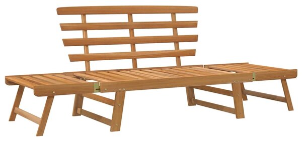 Zahradní lavice 2 v 1 190 cm masivní akácie 316471