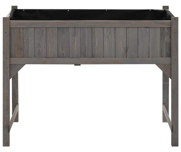 Vyvýšený záhon s pařeništěm 110 x 54 x 120 cm masivní jedle 316472