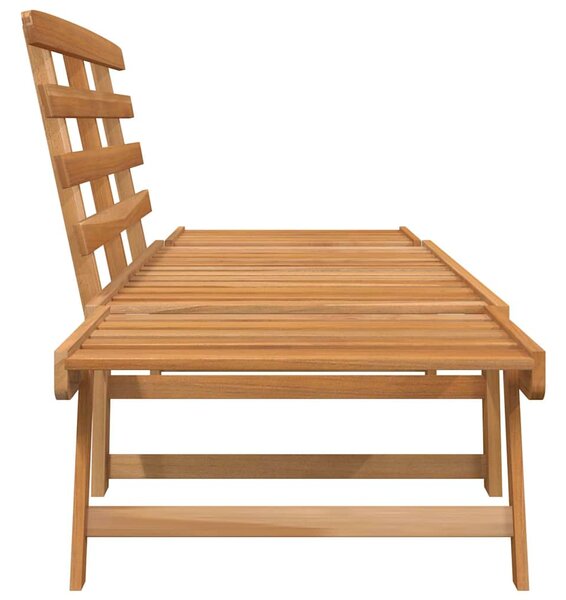 Zahradní lavice 2 v 1 190 cm masivní akácie 316471
