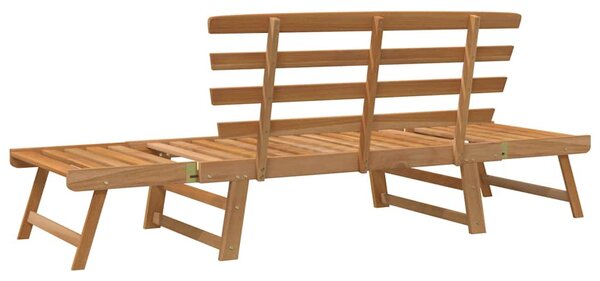 Zahradní lavice 2 v 1 190 cm masivní akácie 316471