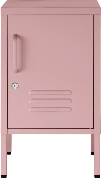 Tectake kovový noční stolek - růžová