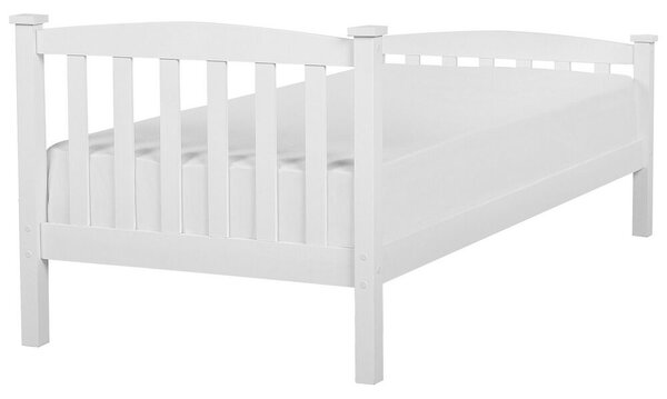 HezkýNábytek.cz Jednolůžková postel 90 cm GERNE (s roštem) (bílá). 1007294