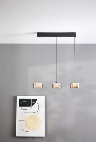 ZÁVĚSNÉ LED SVÍTIDLO, 66/15/220 cm - Závěsná světla