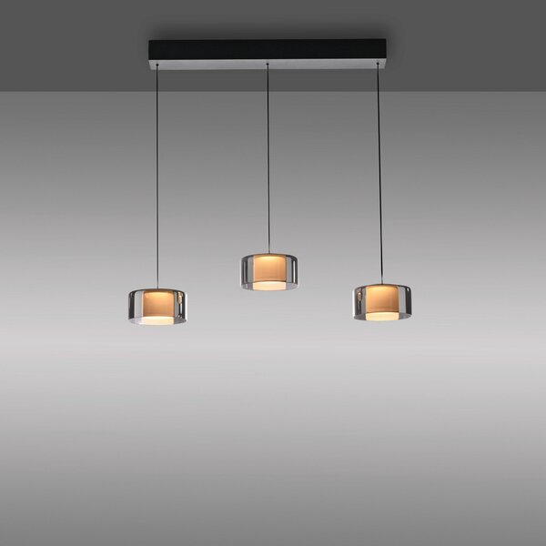 ZÁVĚSNÉ LED SVÍTIDLO, 66/15/220 cm - Závěsná světla