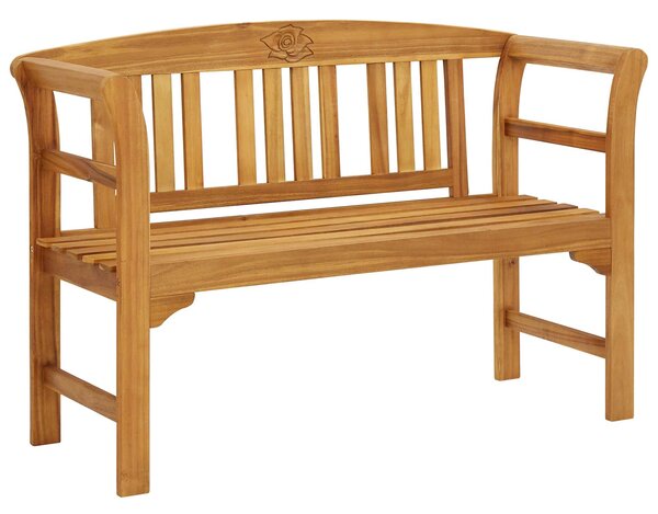 Zahradní lavice 114 cm masivní akáciové dřevo 316497