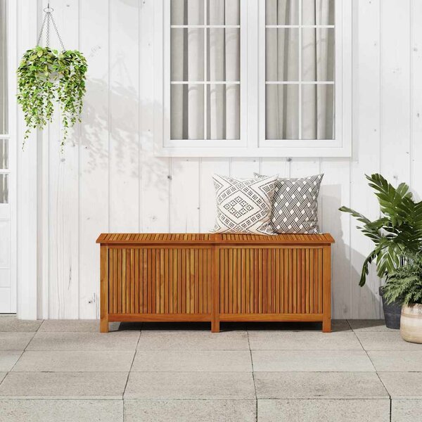 Zahradní úložný box 150 x 50 x 58 cm masivní akáciové dřevo 316491