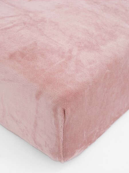 MK Lůžkoviny Prostěradlo mikroplyš Deluxe 90 x 200 cm - pudrové