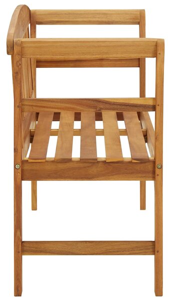 Zahradní lavice 114 cm masivní akáciové dřevo 316497