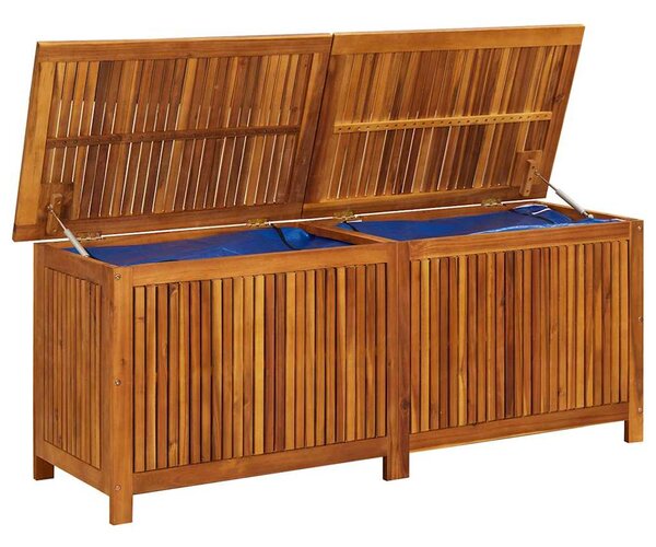 Zahradní úložný box 150 x 50 x 58 cm masivní akáciové dřevo 316491