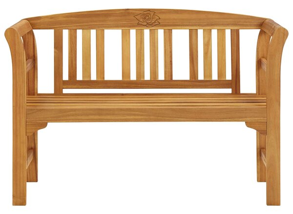 Zahradní lavice 114 cm masivní akáciové dřevo 316497