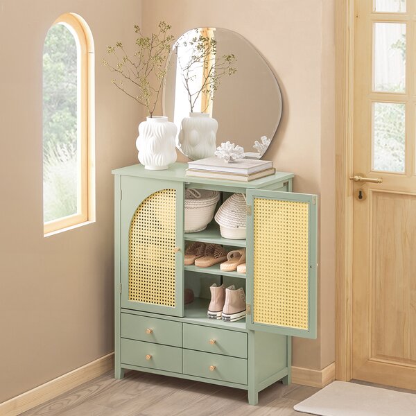 SoBuy Botník Kuchyská skíka Píborník do obývacího pokoje s míovými dvíky Skíka Bufet Úloná skíka Komoda WD cca 70x90x34cm FSB72-GR