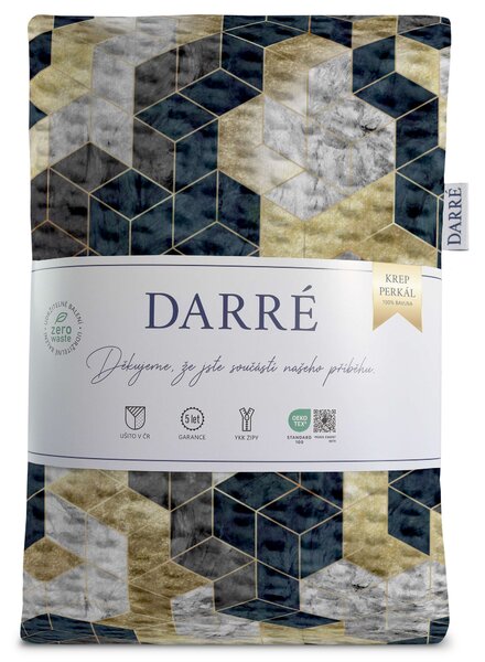 DARRÉ Krepové povlečení Vallerio Velikost: 140 x 200 + 70 x 90