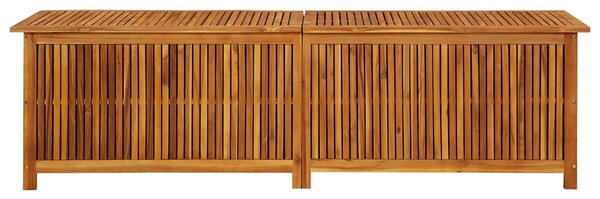 Zahradní úložný box 200 x 50 x 58 cm masivní akáciové dřevo 316500