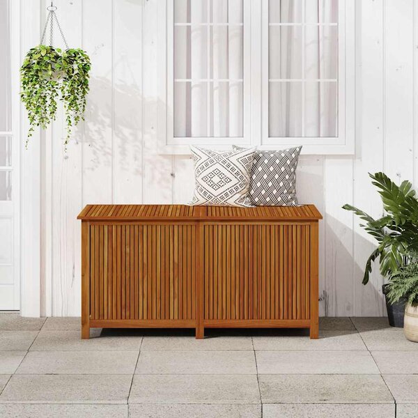 Zahradní úložný box 150 x 80 x 75 cm masivní akáciové dřevo 316501