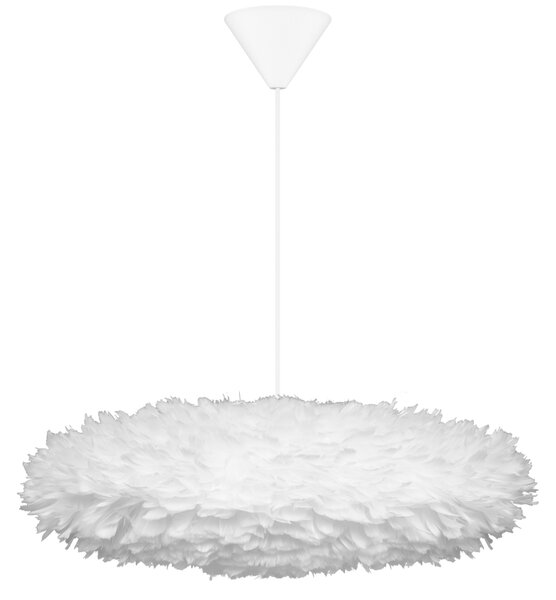 Umage Bílé závěsné světlo Eos Esther Medium z pravých husích per 60 cm