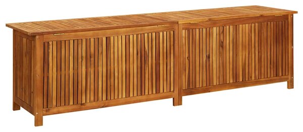 Zahradní úložný box 200 x 50 x 58 cm masivní akáciové dřevo 316500