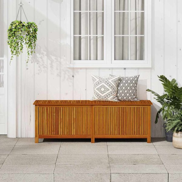 Zahradní úložný box 175 x 50 x 58 cm masivní akáciové dřevo 316499