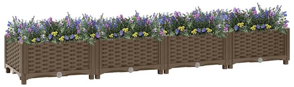 Vyvýšený záhon 160 x 40 x 23 cm polypropylen 316514