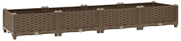 Vyvýšený záhon 160 x 40 x 23 cm polypropylen 316514