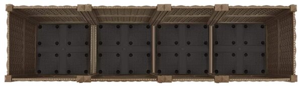 Vyvýšený záhon 160 x 40 x 38 cm polypropylen 316518
