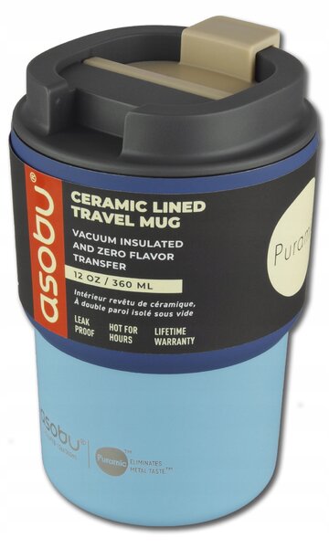 Asobu Termohrnek Coffee Express – pastelově modrý 360 ml
