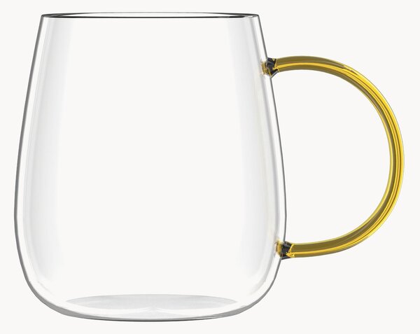 Sada skleněných hrnků z borosilikátového skla Bolla, 4 díly