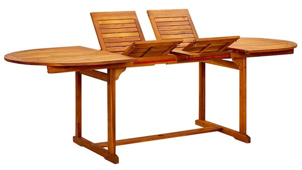 Zahradní jídelní stůl (160–240) x 100 x 75 cm masivní akácie 316565