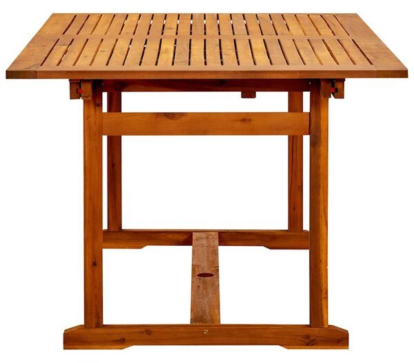 Zahradní jídelní stůl (150–200) x 100 x 75 cm masivní akácie 316564