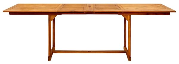 Zahradní jídelní stůl (160–240) x 100 x 75 cm masivní akácie 316566