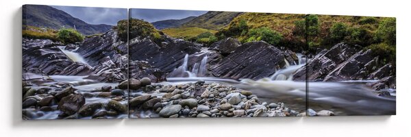 Obraz plynoucí vody (170x50 cm)