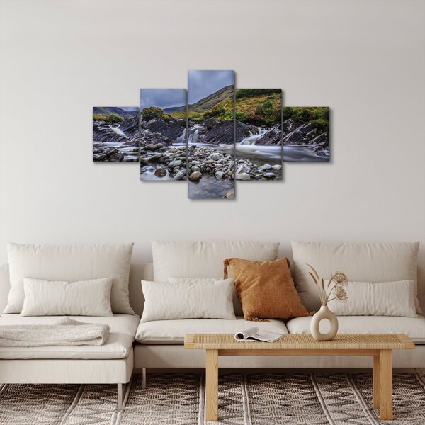 Obraz plynoucí vody (125x70 cm)
