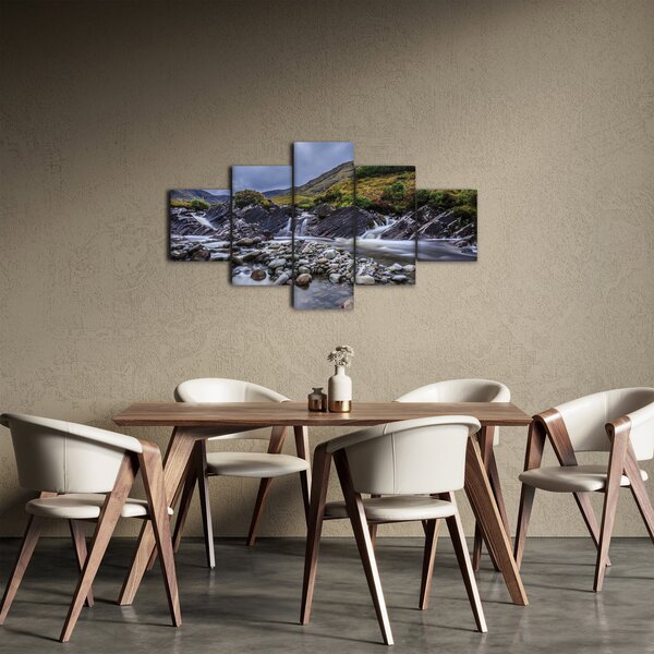 Obraz plynoucí vody (125x70 cm)