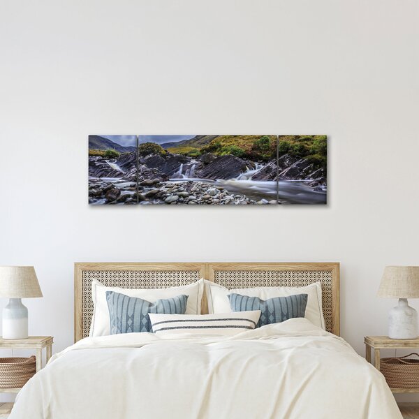 Obraz plynoucí vody (170x50 cm)