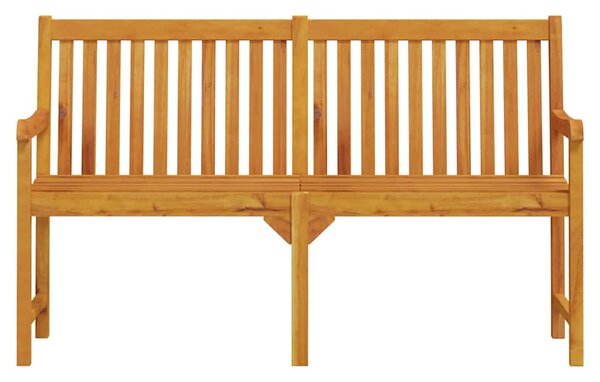 Zahradní lavice 150 cm masivní akáciové dřevo 316611