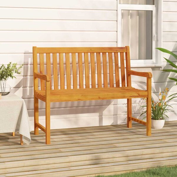 Zahradní lavice 110 cm masivní akáciové dřevo 316610