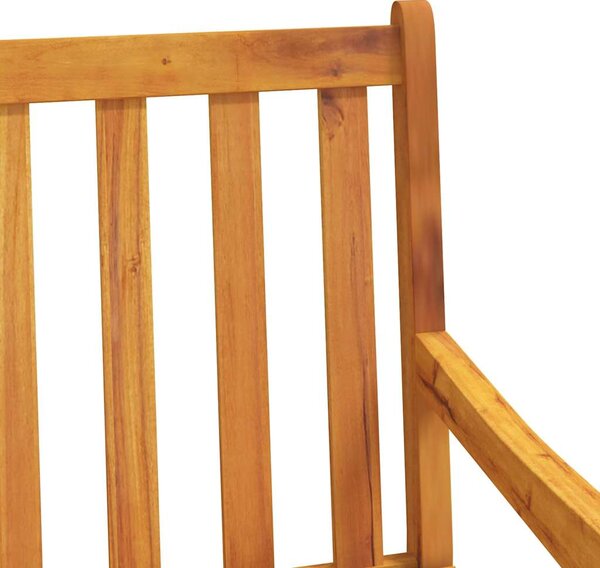 Zahradní židle 2 ks Přírodní Masivní akátové dřevo 316609