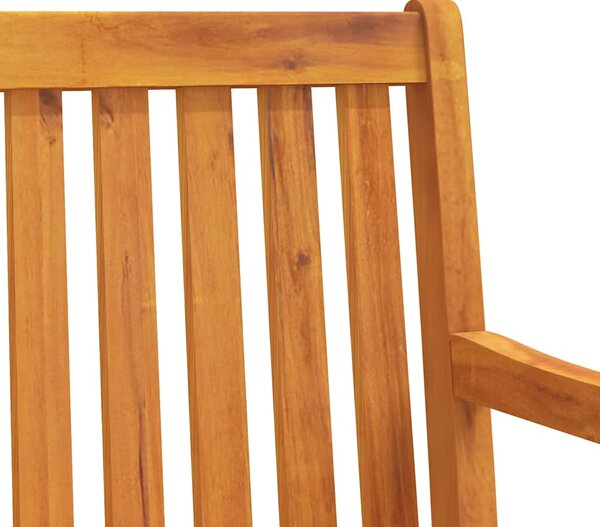 Zahradní lavice 110 cm masivní akáciové dřevo 316610