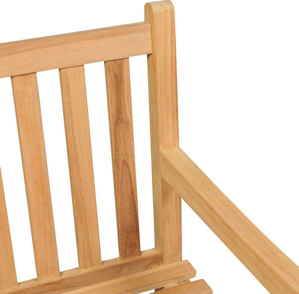 Zahradní lavice 114 cm masivní teakové dřevo 316622