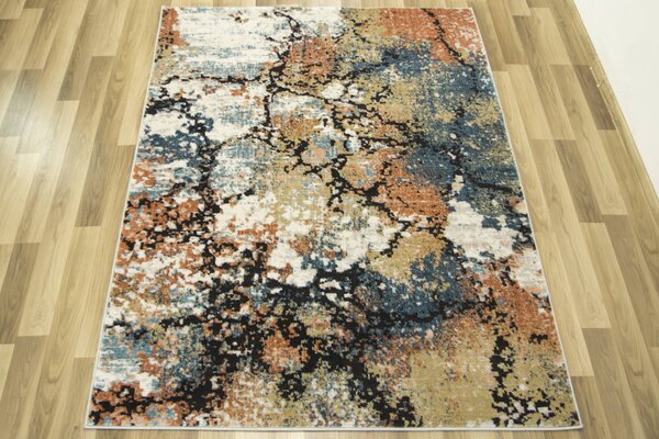 Makro Abra Kusový koberec Lucca 8621A krémový růžový modrý Rozměr: 120x170 cm