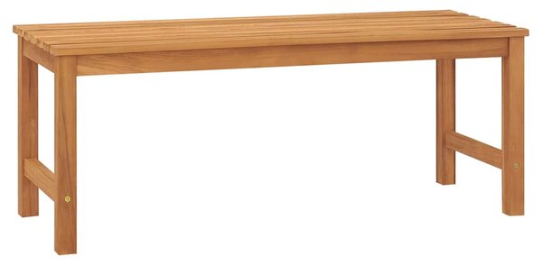 Zahradní lavice 114 cm masivní teakové dřevo 316626