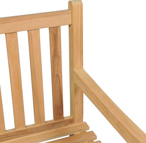 Zahradní lavice 228 cm masivní teakové dřevo 316624