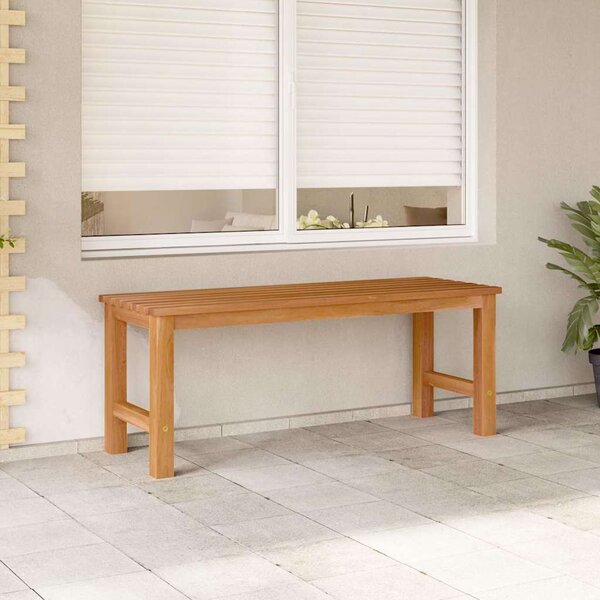 Zahradní lavice 114 cm masivní teakové dřevo 316626
