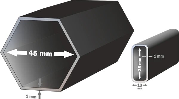 TENTino Nůžkový párty stan 2x2 m STEEL HEXAGON Barva opláštění (Zvolte variantu): 7A - ČERVENÁ