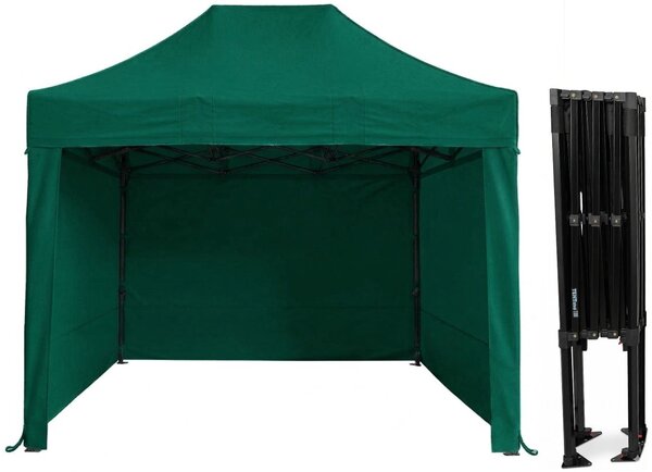 TENTino Nůžkový párty stan 2x3 m STEEL HEXAGON Barva opláštění (Zvolte variantu): 5A - ŠEDÁ
