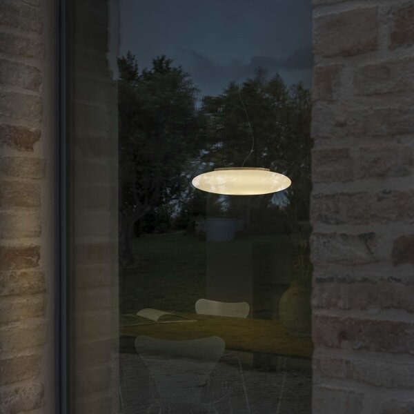 Ideal Lux - Lustr na lanku SMARTIES 3xE27/42W/230V pr. 42,5 cm bílá