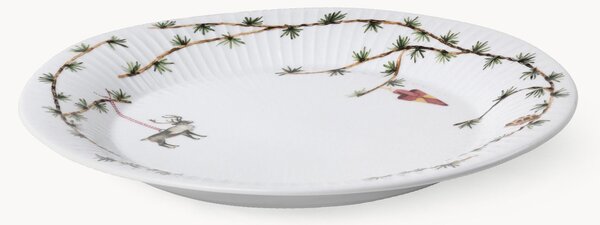 Ručně malovaný porcelánový servírovací talíř Hammershøi