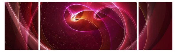 Obraz - Světelné linky (170x50 cm)