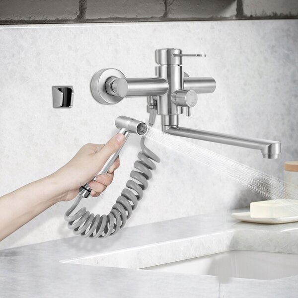 Nástěnná kuchyňská baterie G 1/2" 23 cm, otočná o 360°